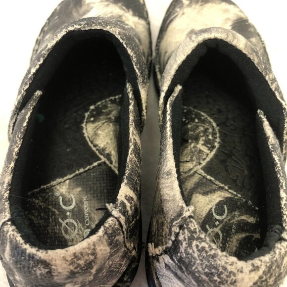 Børn B.O.C. Women's Slip On Comfort Black/Light Grey Fabric Clog Shoes Size 6 - Picture 6 of 14